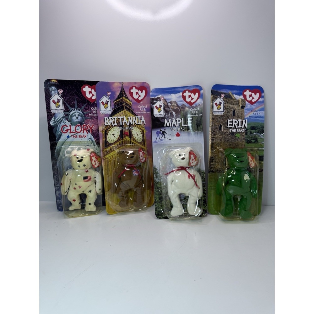 Ty Teenie Beanie Babies International Bears Set (1999)